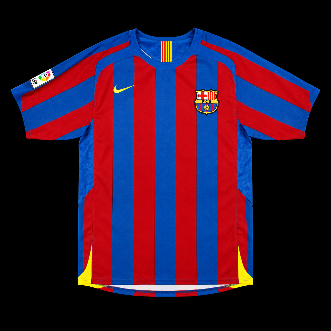 Barcelona Home Retro Kit 2005/2006 Adult | Kitted Up UK