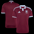 Kitted Up Aston Villa 2026/2027 adult home football shirt in claret and blue with a classic polo collar design.