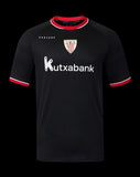 Kitted Up Athletic Club 2026/2027 away jersey in black with red and white trim and club crest