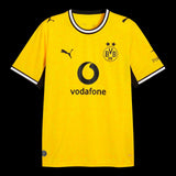 Kitted Up Dortmund 2026/2027 adult home football jersey in yellow with black trim and Vodafone sponsor logo