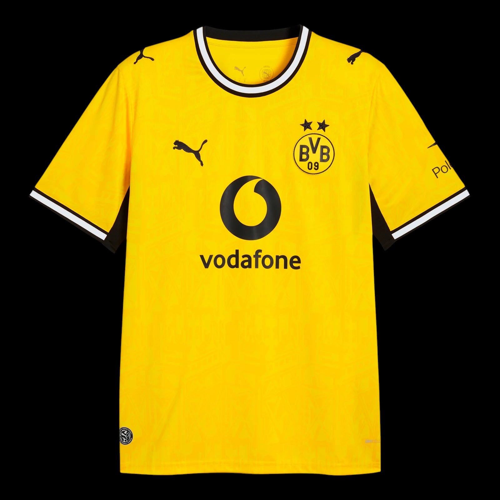 Kitted Up Dortmund 2026/2027 kids home football jersey in yellow with black trim and sponsor logo
