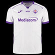 Kitted Up Fiorentina 2026/2027 away football jersey in white with purple trim and club crest