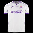 Kitted Up Fiorentina 2026/2027 kids away football jersey in white with purple accents and team crest