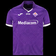 Kitted Up Fiorentina 2026/2027 kids home football jersey in purple with white trim and intricate geometric pattern