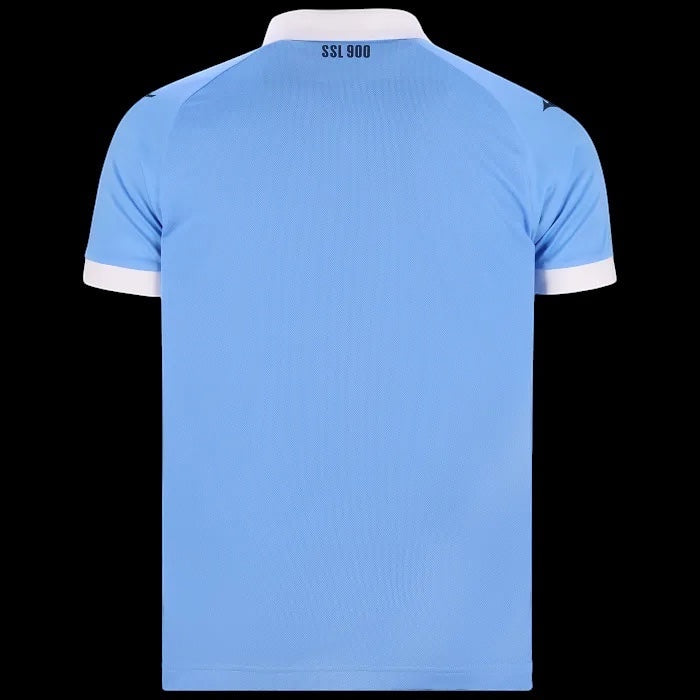 Back view of the Kitted Up Lazio 2026/2027 home football jersey in sky blue with white collar and sleeve cuffs.