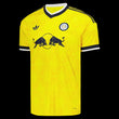 Kitted Up Leeds Away Kit 2026/2027 featuring a bright yellow jersey with navy blue accents and team crest.