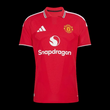 Kitted Up Manchester United 2026/2027 adult home football jersey in red with white trim and sponsor logo