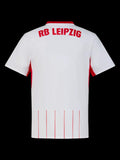 Kitted Up RB Leipzig 2026/2027 kids home football jersey in white with red lettering and vertical hem details