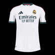 Kitted Up Real Madrid 2026/2027 kids home jersey in white with dark green accents and club crest