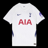 Kitted Up Tottenham Hotspur 2026/2027 home football jersey in white with navy accents and red sponsor logo.