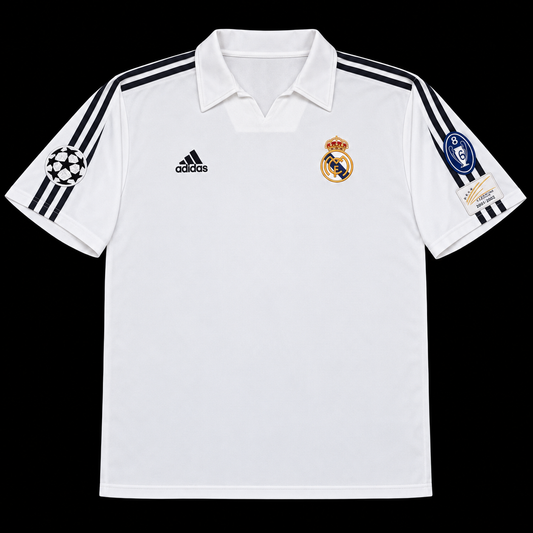 Real Madrid Home Retro Kit 2001/2002 Adult | Kitted Up UK